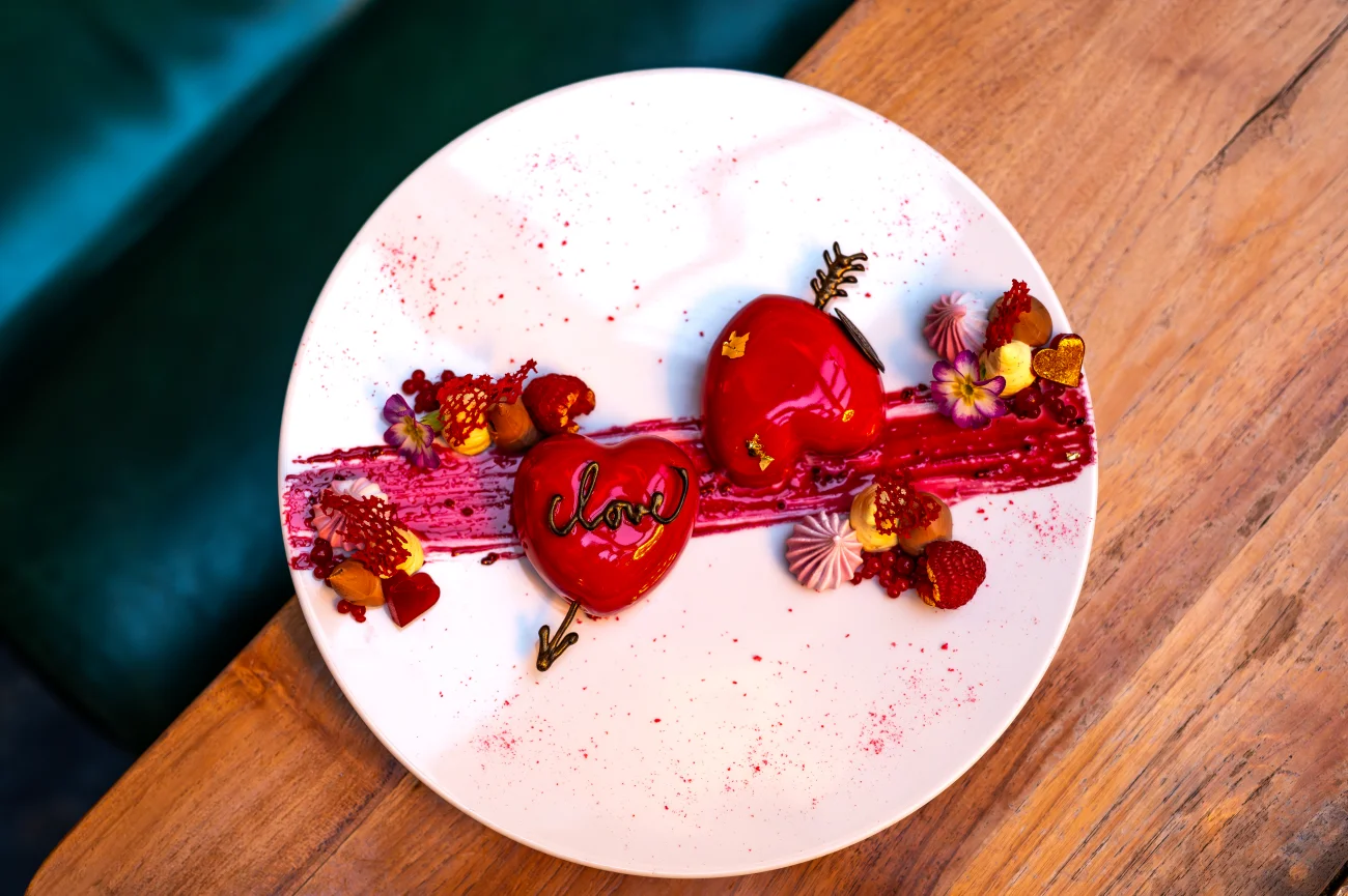 Valentýnský dezert Dolce Amore, Deer Restaurant